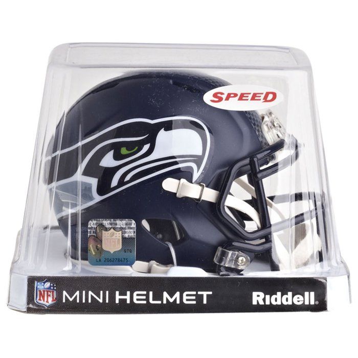 Mini Casque - Riddell - Seahawks - Réplique - Révo Speed - Mixte - Adulte