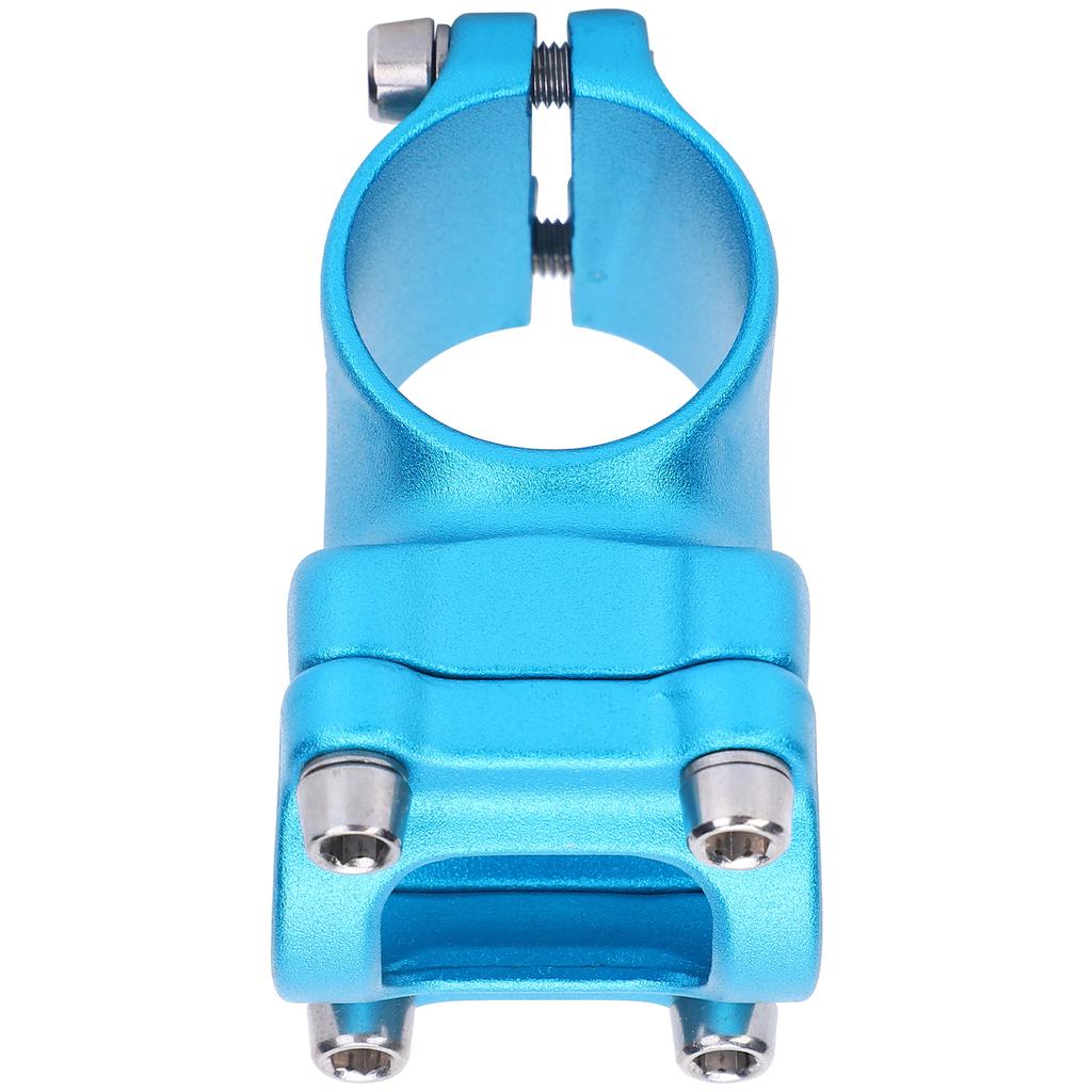 25.4x35mm LUNJE Stop Aluminium Pusty Rowerowy Krótki Wspornik Kierownicy Rower Dziecięcy KolarstwoNiebieski