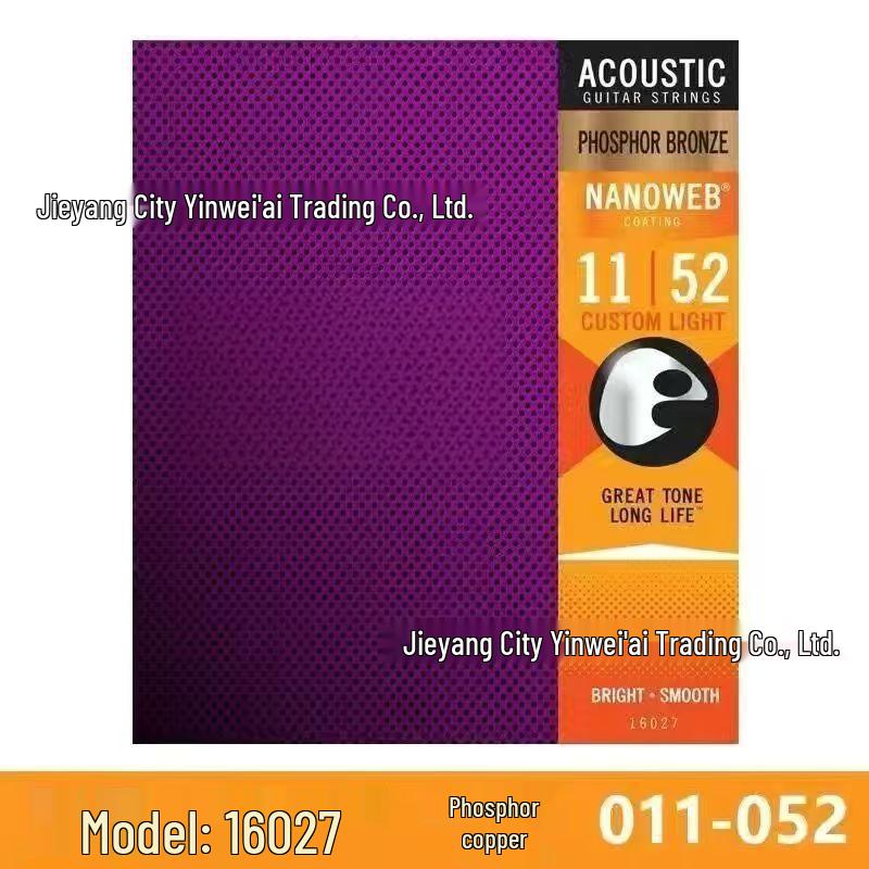 Yilikes Guitar Strings: Models 11002, 11027, 11052, 16002, 16027, 16052