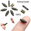 Quick Change Beads Fishing Feeder Terminal Bead Fishing Rigs Connector Bead Line Holder Trough