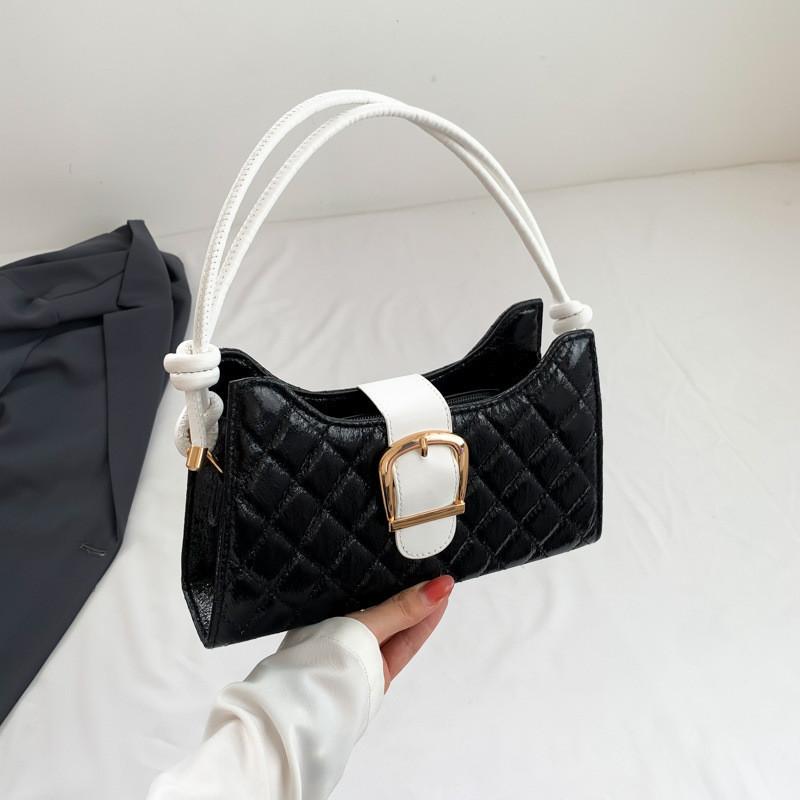Chic Street Style Small Crossbody Bag For Women With Soft Pu Leather In Trendy Colors чёрный