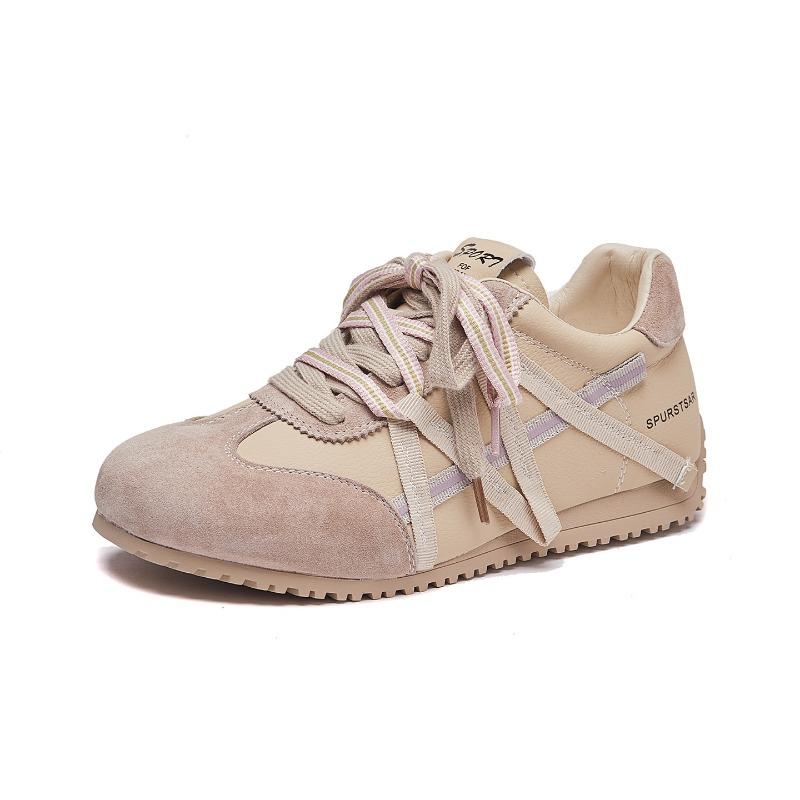 

Новые женские кроссовки, модные спортивные одинарные кроссовки на толстой подошве 40 абрикосовый