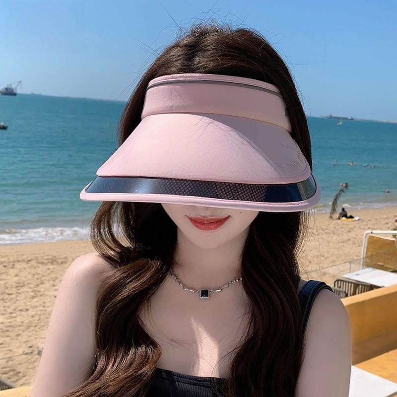 Summer Sun Protection Hat With Large Brim For Women Outdoor Sunshade Flip Up Wide Brim Uv Hat