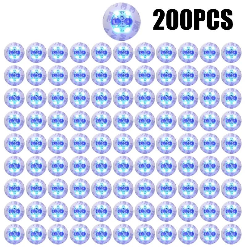 350PCS Luminous Coaster LED Bar Drinks Cup Pad Wine Liquor Bottles Coaster Atmosphere Light Cup Sticker Light-emitting Props