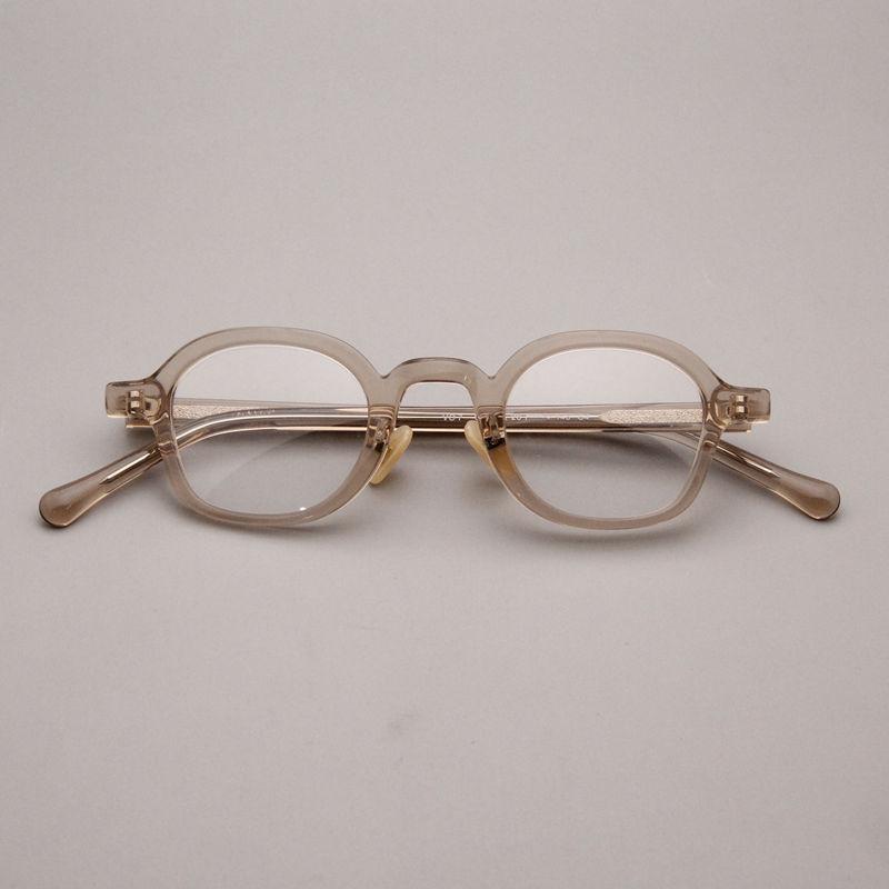 Japanese And Korean Plate Small Square Frame Glasses Retro Niche Men And Women Small Face Myopia Frame Tortoiseshell Personality Small Frame