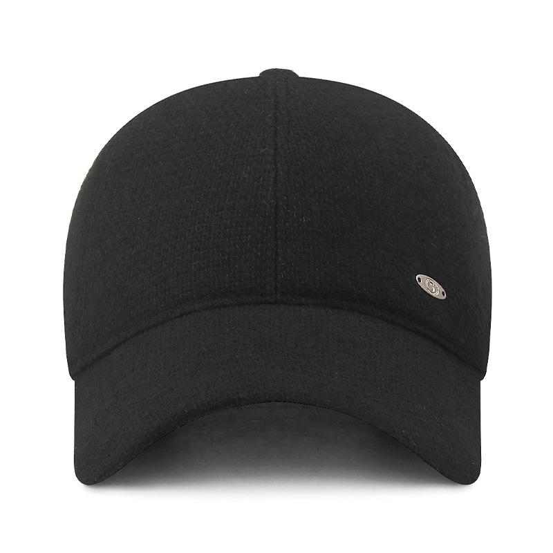 Winter Hat Men's Middle-Aged and Elderly Cold-Proof Baseball Cap Warm Velvet Dad Grandpa Ear Protecting Cap