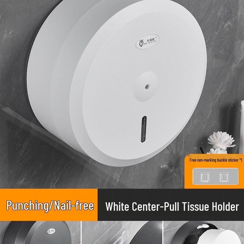 Large Waterproof Wall-Mounted Paper-Saving Tissue Box for Hotels