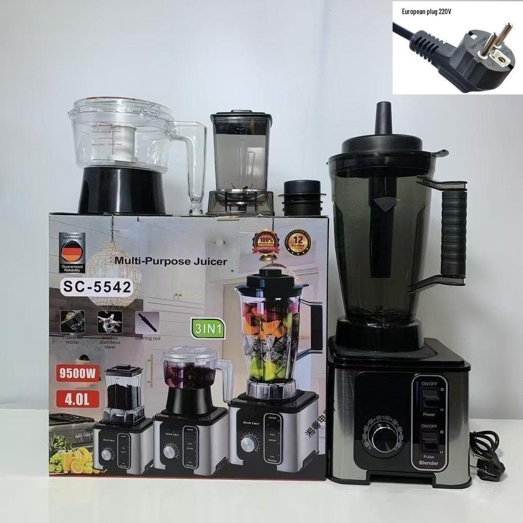 3-in-1 Multifunctional Blender: Soy Milk Maker, Grinder, Juicer, and Food Mixer for Fruits, Vegetables, and Grains