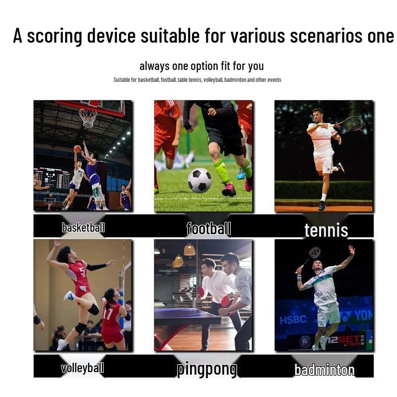 Flip Scoreboard for Billiards, Table Tennis, Badminton, Volleyball, and Basketball Matches