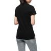 Polo Ralph Lauren SS22 Slim Fit Stretch Solid Short Sleeve Polo Shirt Women Tops Black WMPOKNINCU20251-001