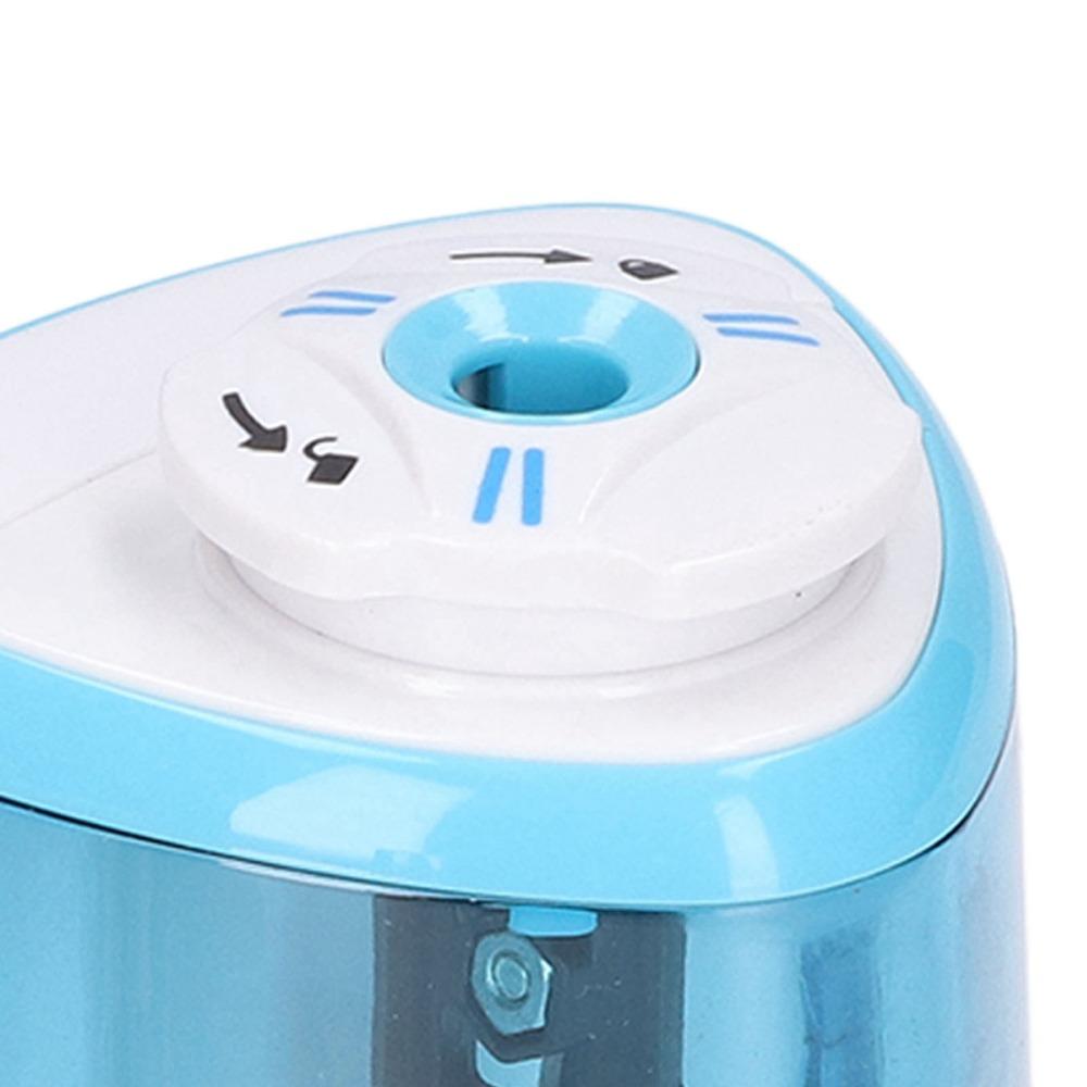 Blue Pencil Sharpeners Portable Pencil Trimmer Desk Stationery Student Daily Learning