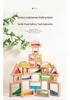 Wooden Rainbow Acrylic Blocks: Interlocking Early Childhood Building Toys