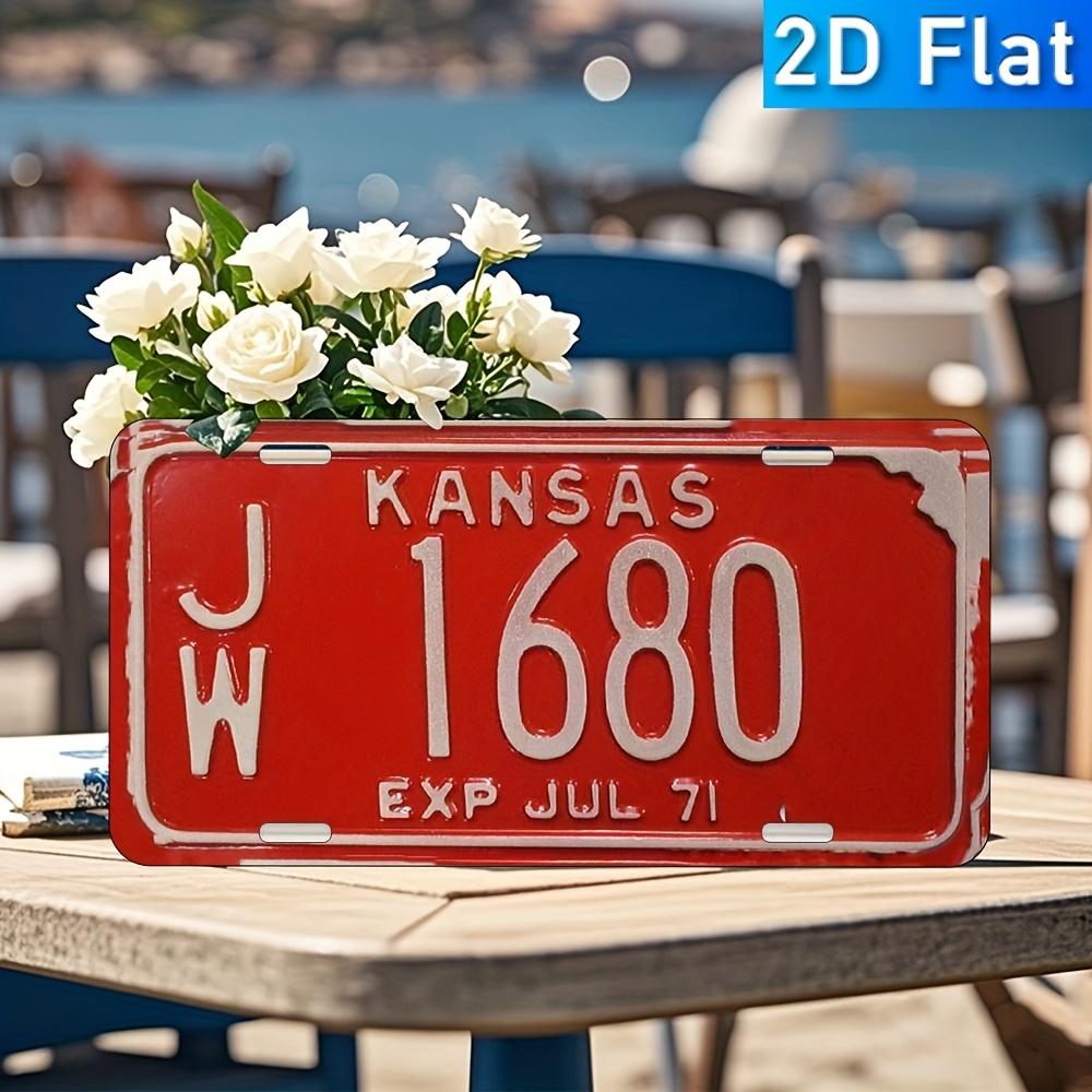 

D Flat Flat D Aluminum Decorative Sign Vintage Inspired X cm High Definition UV Print Perfect for Kitchen Liv 15x30cm(5.9x7.8inch)