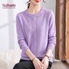 YUZHAOLIN Women's Elegant Crewneck Knit Sweater for Mature Ladies