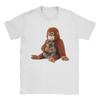 Punch Monkey Lustiges Tier Herren T-Shirt Vintage T-Shirts Kurzarm Rundhals T-Shirts 100% Baumwolle Geschenkidee Kleidung