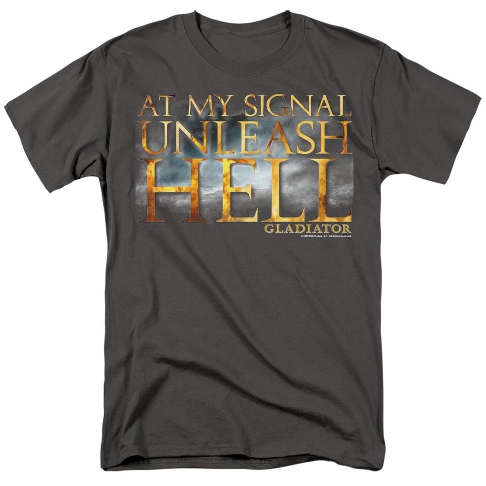 Gladiator - Unleash Hell -  Unisex Short Sleeve Children s T-shirt - Black 150