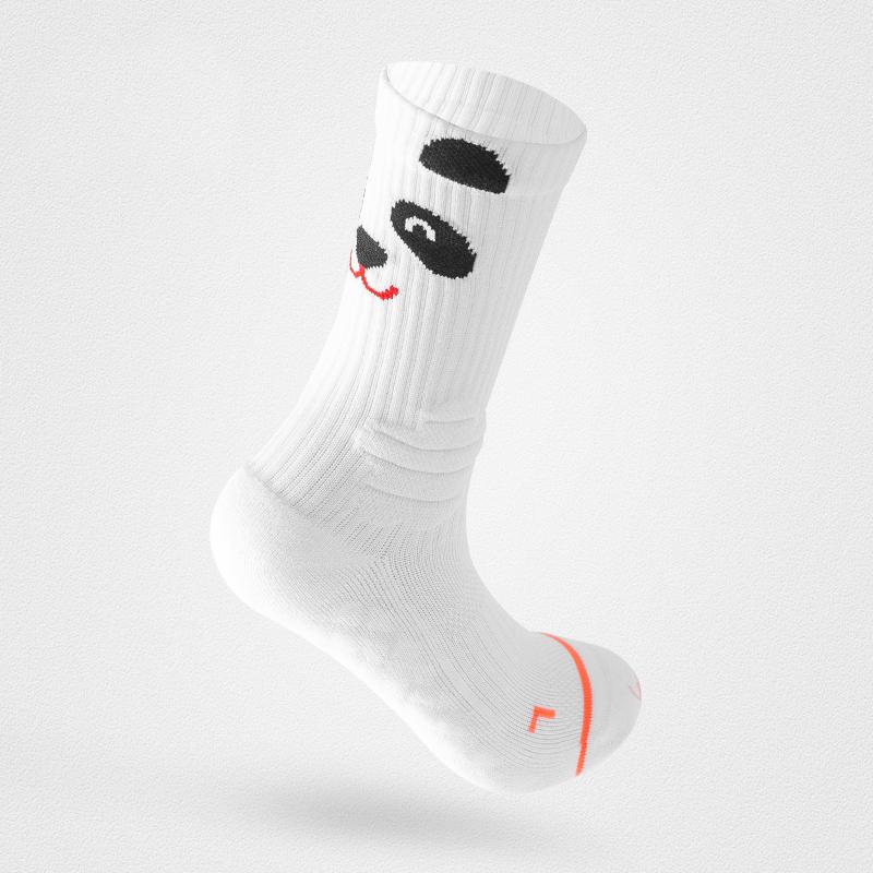 SPORT'S HOUSE Women's mid-tube sports socks Cartoon cartoon towel bottom non-slip outdoor mountain climbing riding tide socks