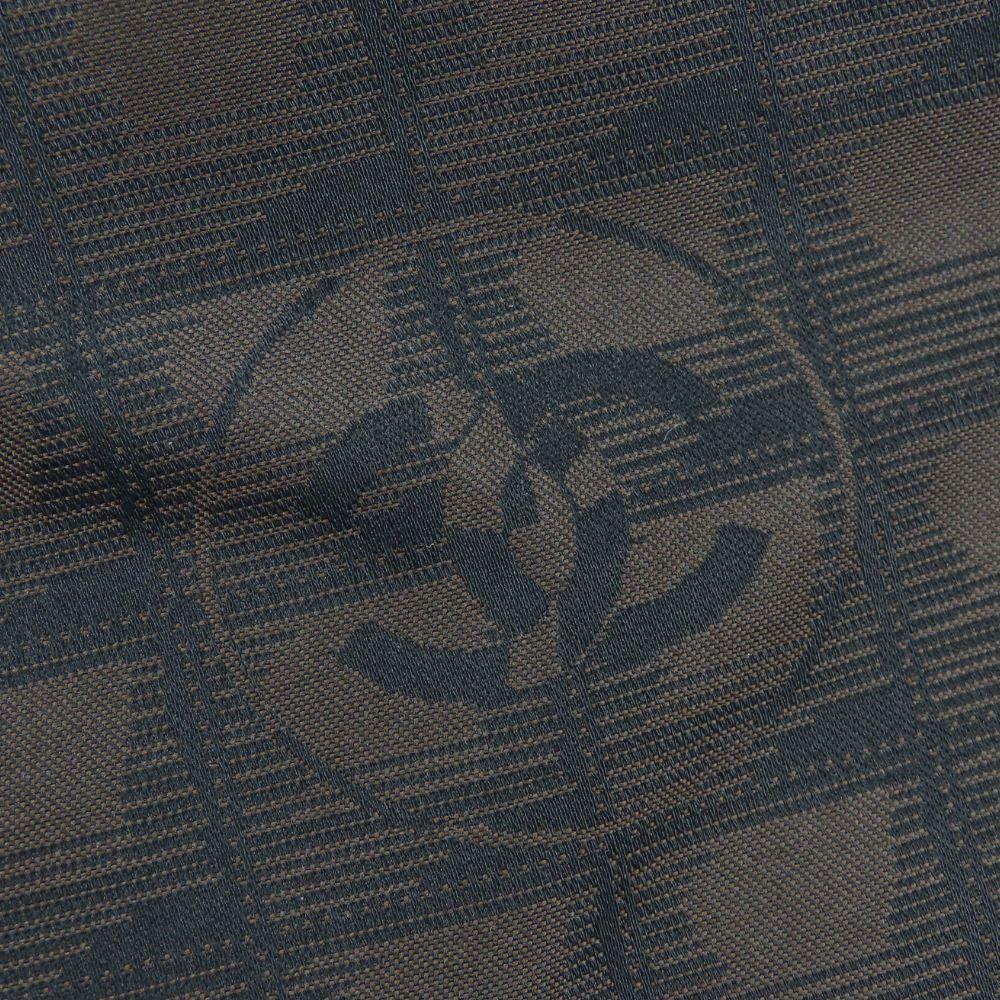 Used CHANEL Tote Bag MM New Travel Line Jacquard Nylon Marron Everyday Use