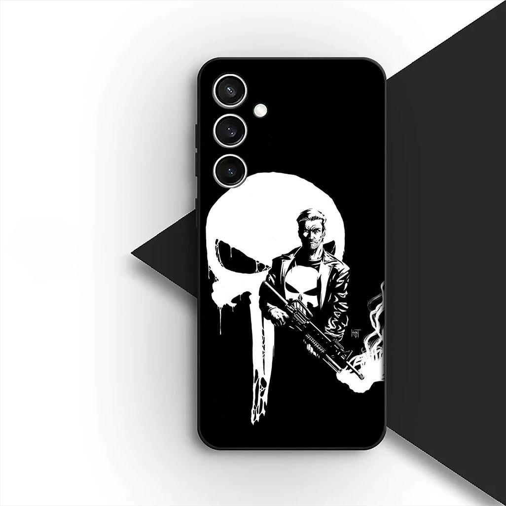 

Protective Cover for Xiaomi Redmi Note 12 11 10 A3 Pro 10A 10C 12C Note12 5G 4G Casing Phone Case The Punisher Marvel Skull Redmi Note 12S