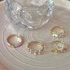 2024 Unique Mother-of-Pearl Butterfly Enamel Ring: Stylish, Versatile Decorative Piece for Women