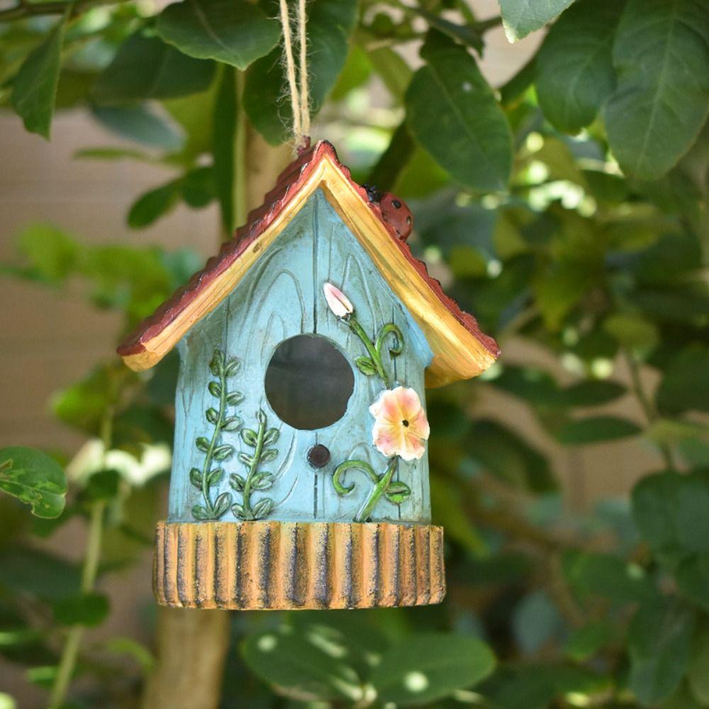 Large Space Bird Nest Keep Warm Outdoor Decoration Parrot Breeding Nest Landscaping Balcony Wall Hanging Birdhouse Courtyard