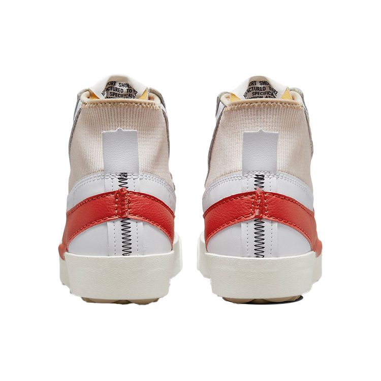 Nike Unisexové tenisky Blazer Mid 77 Jumbo bílé/habanero červené ratanové DD3111-102