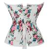 JYL TS European and American rose pattern waist tightening and chest shaping clothing, sexy corset