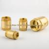 High-Quality Brass Vertical Check Valve - Female Thread, Backflow Preventer, Thickened Copper One-Way Water Pipe Valve