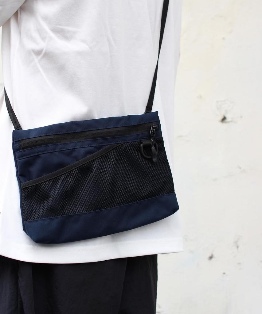 Snow Peak Exclusive Everyday Use Sacoche Dark 2L (snow peak) - Stain-resistant, Navy,