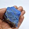 Natural 46 Ct Blue Lapis Lazuli Uncut Raw Rough Loose Gemstone CERTIFIED