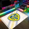 Leeds United Design Crystal Velvet Carpet Cozy Non?Slip Printed Rug For Bedroom Living Room Entrance