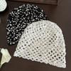 Hollow Sequin Woven Cap Vintage Beanie Hats Retro Sequin Bucket Hat  Spicy Girls