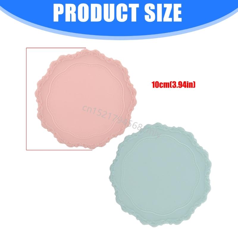 Reusable Silicone Crafting Mats Sturdy Heat Resistant Surfaces for Candle Stamping Designs 6XDE