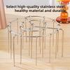 Household Kitchen Air Fryer Skewer Rack, Stainless Steel Hanging Barbecue Rack, Round Hanging Meat Skewer Rack