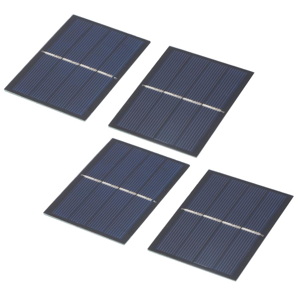 4Pcs 0.65W 2V DIY Solar Panel Module System for Solar Toy Light Battery Charging 60x80mm