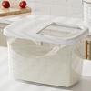 Transparent Rice Storage Box 7.5/10/12.5kg Rice Dispenser Rice Storage Container  Grain