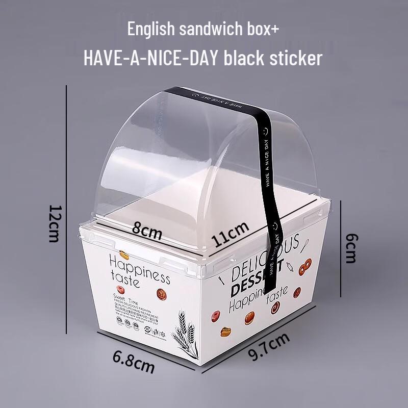 AVADEN Plastic Sandwich & Takeout Boxes