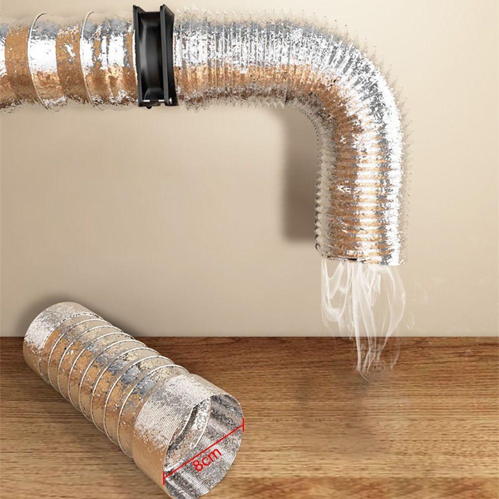 1Pcs Adjustable Speed Fume Absorber with Pipe Air Blower  Bathroom Kitchen Industrial