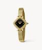 Lollalojeu Gallery Black Onyx Square Dial Women'S Fashion Watch