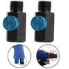 2PCS Compressed Air Pressure Valve 1/4 NPT Inline Steel Air Flow Regulator for Precise Flow Control in Pneumatic Equipment