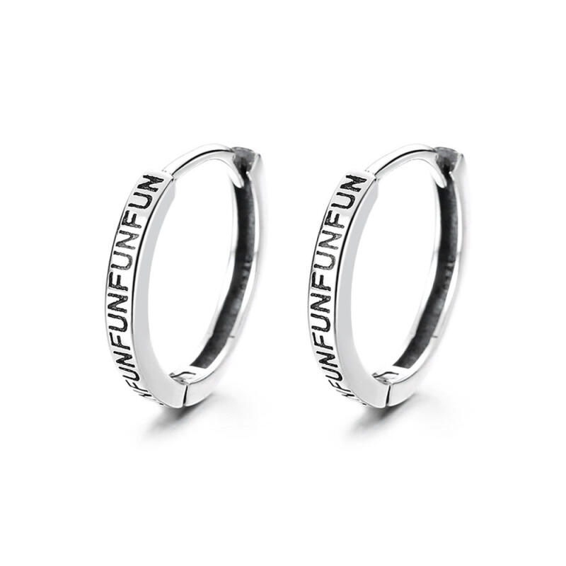 

925 Silver 925 Earrings Fun & Fun Ring E034 One-Touch Ring