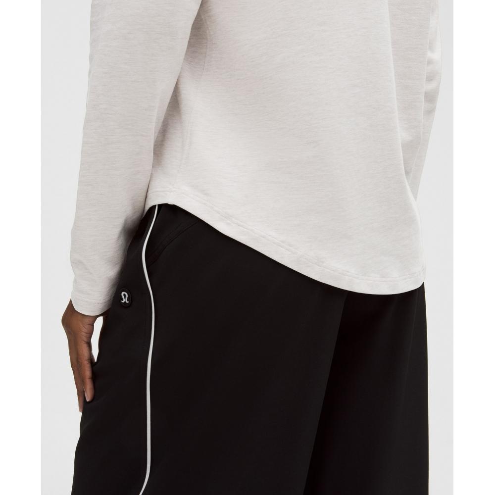 Lululemon Love Long Sleeve Shirt Heathered Dove Grey