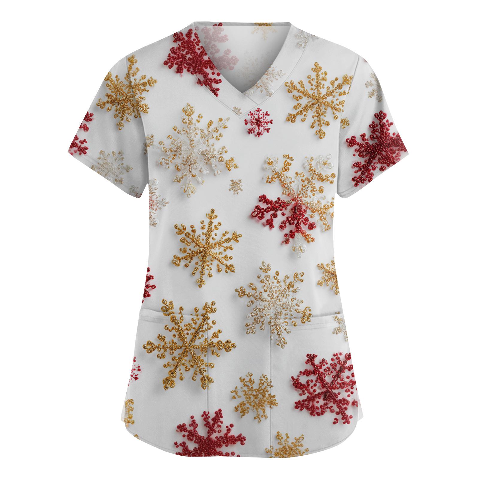 

Женская мода V-образный вырез короткий рукав комбинезон с карманами принт топы одежда S