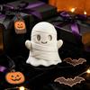 Ghost Theme Craft Supply 3D Printed Halloween Mummy Figurine, Blank DIY Paintable Bandage Pumpkin Statue, Personalized Decor Mini Desktop Ornament for