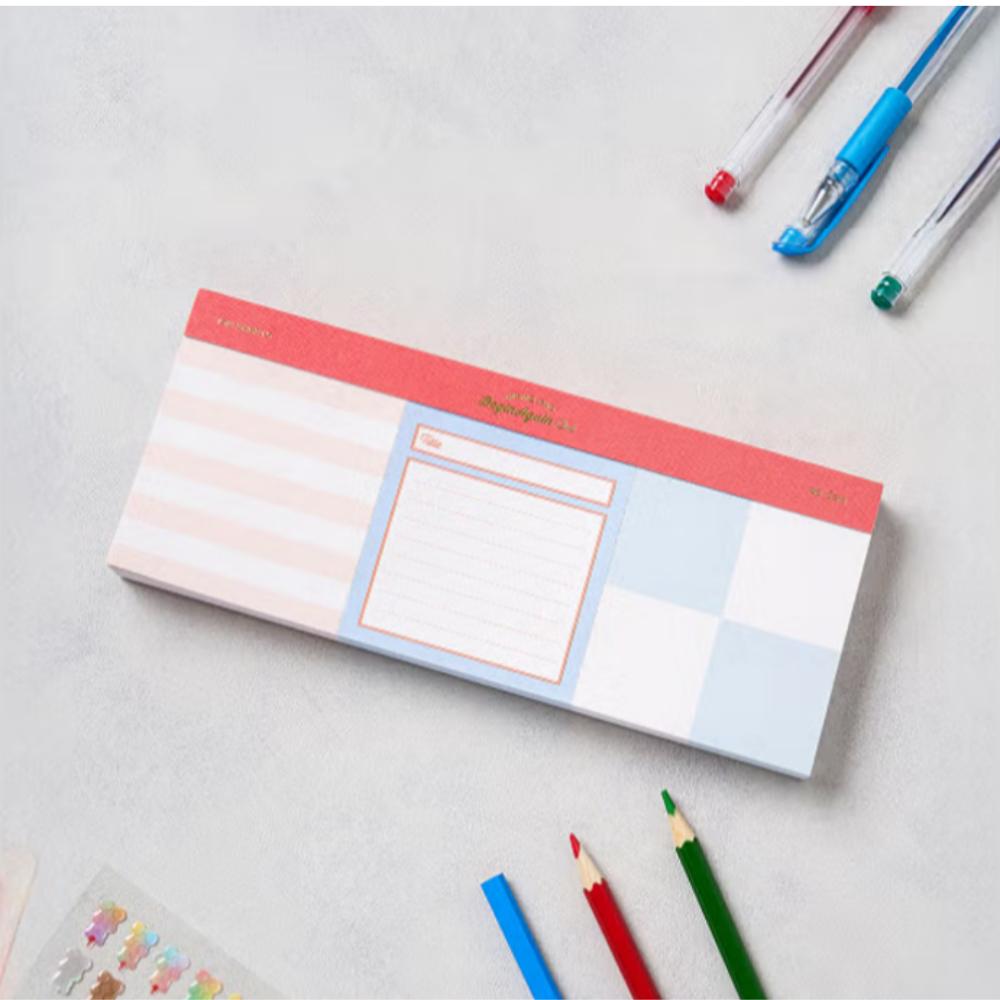 Tri-fold Tteok Memo Pad 150 Sheets