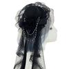 Elegant Rose Design Veil Hair Clip For Women Girls Lightweight Nonslip Hair Barrettes For Wedding Party Daily Use