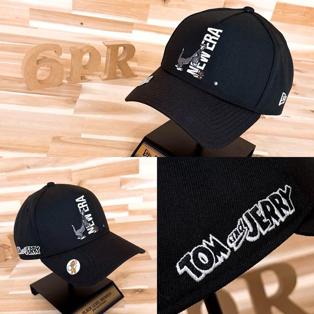 

[USED] Extremely rare/discontinued New Era x Tom & Jerry limited edition golf cap, black and white
