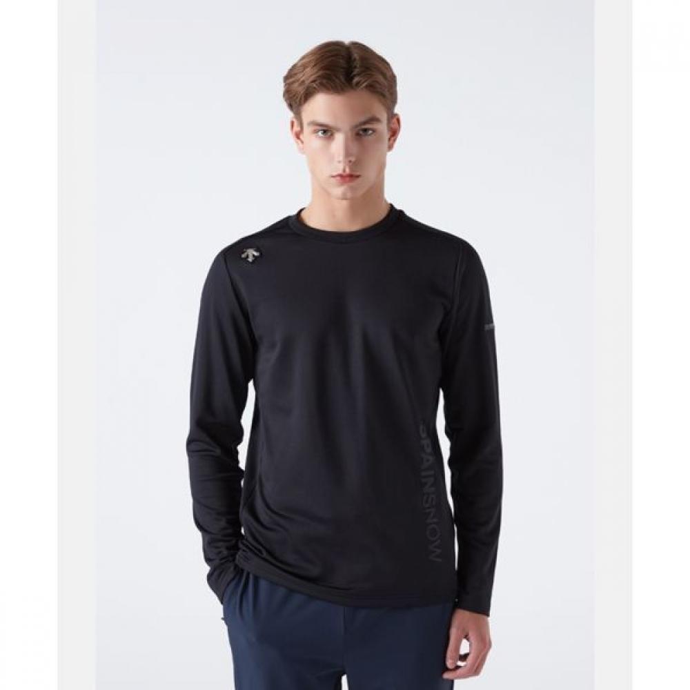 

DescenTe Spain Ski Long Sleeve Regular Round T shirT Black BLK0BLACK/90