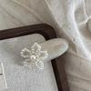 French Style Fashionable Hair Clips for Woman Tender Pink Acetate Pearl Alligator Clip Hair Ornament