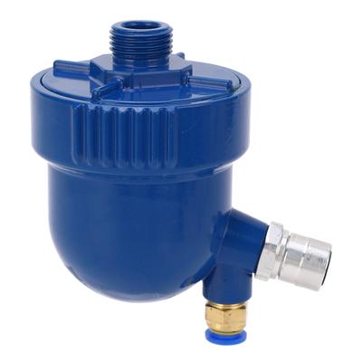 Scaricatore Condensa Compressore Aria Filtraggio Fine Guscio in Lega di Alluminio Risparmio Energetico G12in 8mm Dispositivo di Scarico